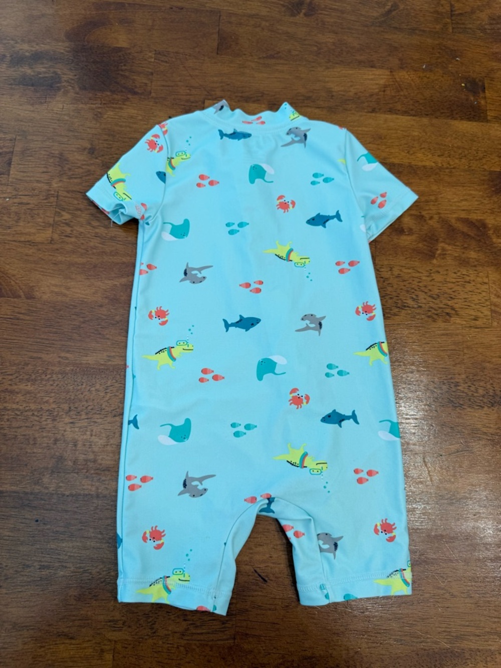 Carter's Baby Boy 1-Piece Sea Creature Rashguard Swimsuit size 18 months - Picture 5 of 6